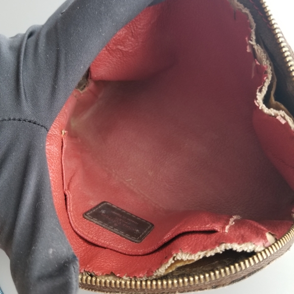 Louis Vuitton Vintage Makeup pouch Damier ebene print - Picture 2 of 16